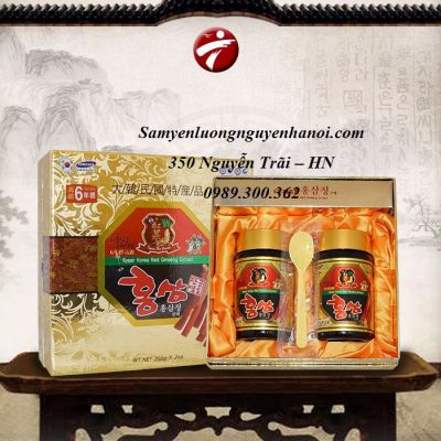 CAO HỒNG SÂM 6 NĂM TUỔI KANGWHA HỘP 2 LỌ