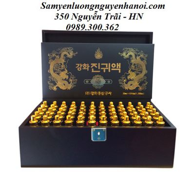Đông Trùng Hạ Thảo Hàn Quốc Hộp gỗ 60 ống KangHwa