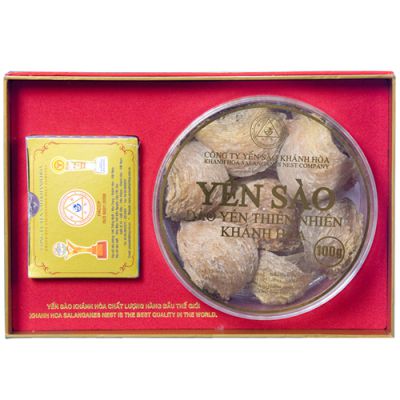 HỒNG YẾN ĐẢO YẾN THIÊN NHIÊN SANEST KHÁNH HÒA HỘP 100G