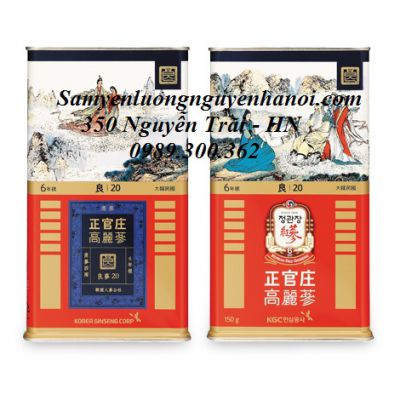 Hồng sâm chính phủ củ khô KGC 150g - 20PCS (7 củ)