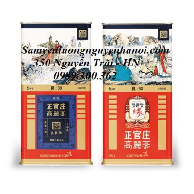 Hồng sâm chính phủ củ khô KGC 300g - 30PCS (19 củ)