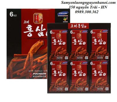 NƯỚC HỒNG SÂM PHOCHEON HÀN QUỐC HỘP 30 GÓI