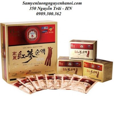 NƯỚC HỒNG SÂM POCHEON 100% HÀN QUỐC HỘP 30 GÓI
