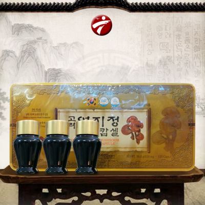 Cao Hồng Sâm Linh Chi KGS Hộp Gỗ 150g (30g x 5 lọ)