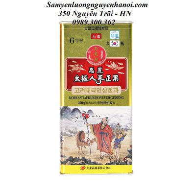 SÂM CỦ TẨM MẬT ONG HÀN QUỐC HỘP THIẾC 300G