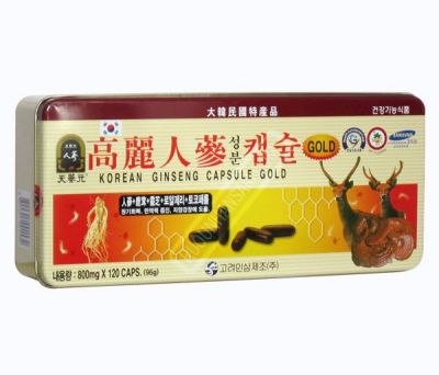 Sâm nhung Hàn Quốc – Korean Ginseng Capsule Gold – Viên Đạm Sâm