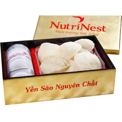 Nutrinest - Tổ Yến Sào Tinh Chế Rút Lông Nguyên Tổ (100g)