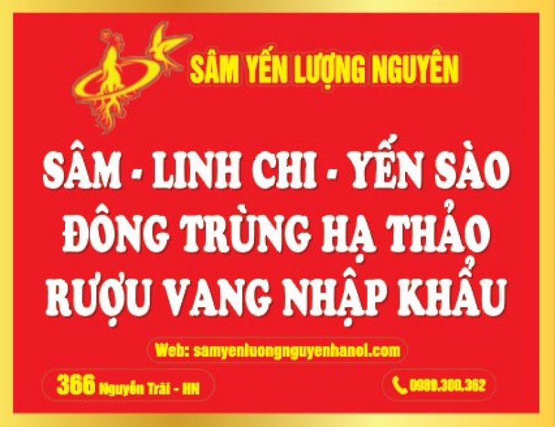Cửa hàng bán Sâm Hàn Quốc và Yến sào Khánh Hòa uy tín